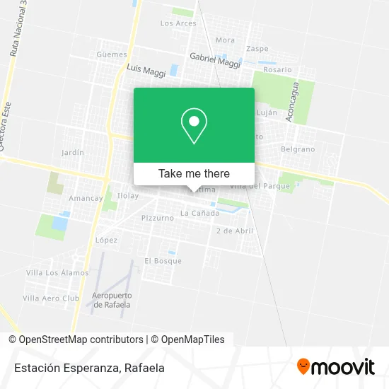 Estación Esperanza map