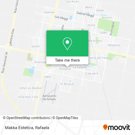 Makka Estetica map