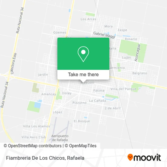 Fiambreria De Los Chicos map