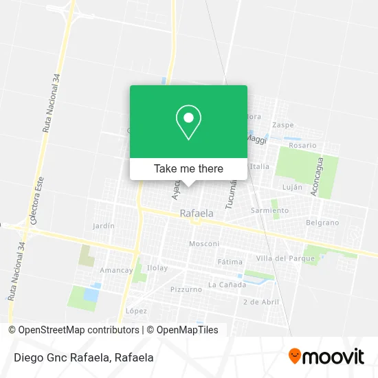Diego Gnc Rafaela map