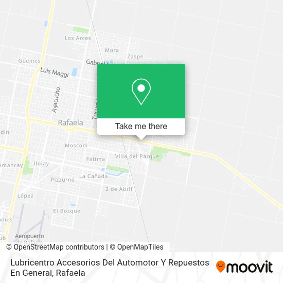 Lubricentro  Accesorios Del Automotor Y Repuestos En General map