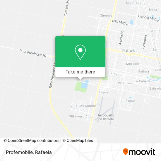 Profemobile map
