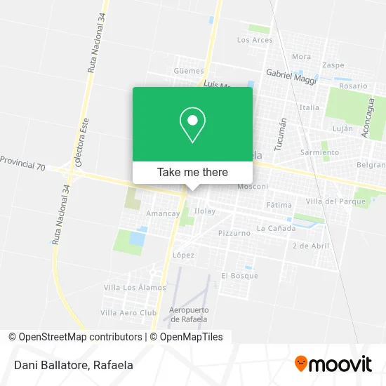 Dani Ballatore map