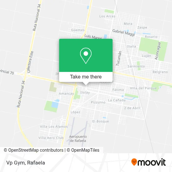 Vp Gym map
