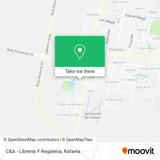 C&A - Librería Y Regalería map