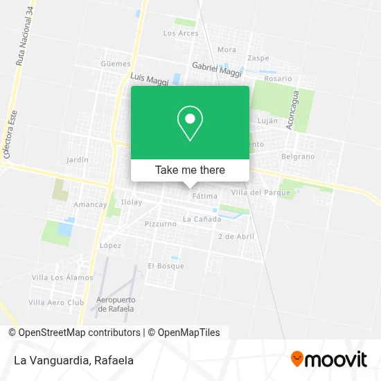La Vanguardia map