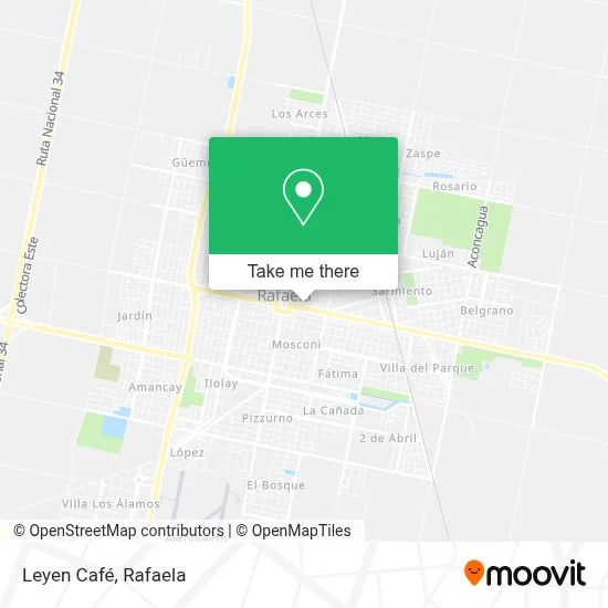Leyen Café map