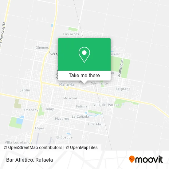 Bar Atlético map