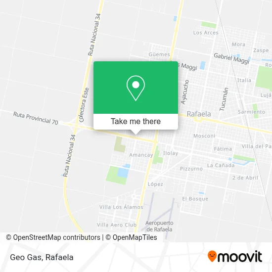 Geo Gas map