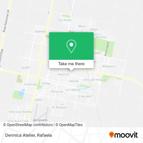 Dermica Atelier map