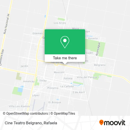 Cine Teatro Belgrano map