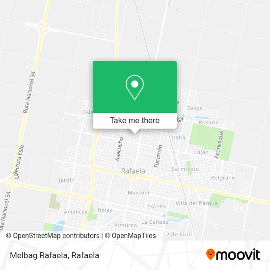 Melbag Rafaela map
