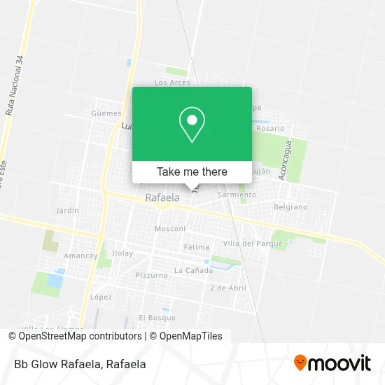 Bb Glow Rafaela map