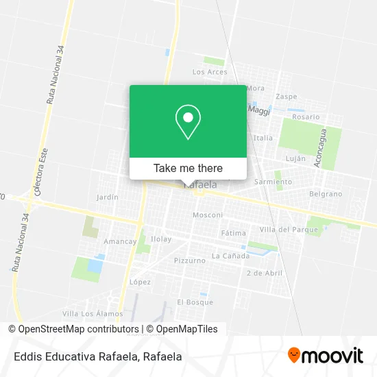 Eddis Educativa Rafaela map