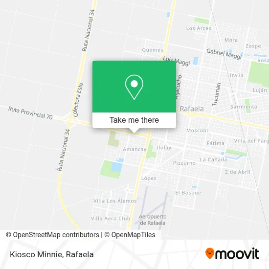 Kiosco Minnie map