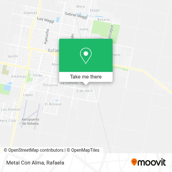 Metal Con Alma map