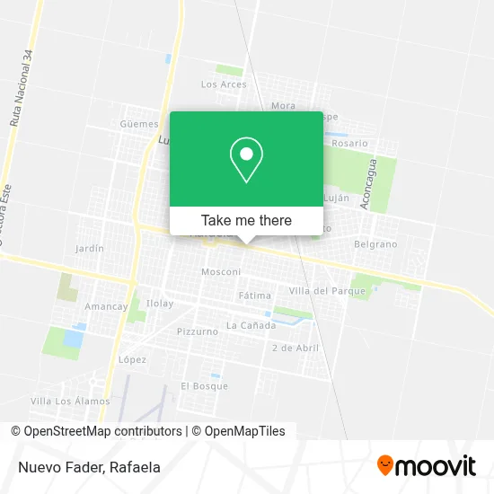 Nuevo Fader map