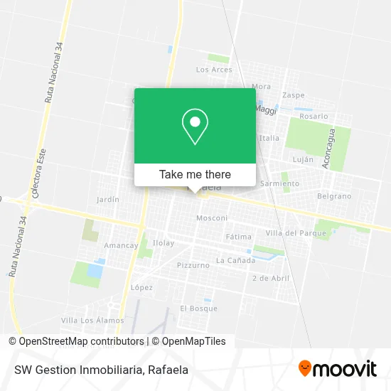 SW Gestion Inmobiliaria map