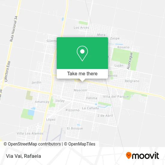 Via Vai map