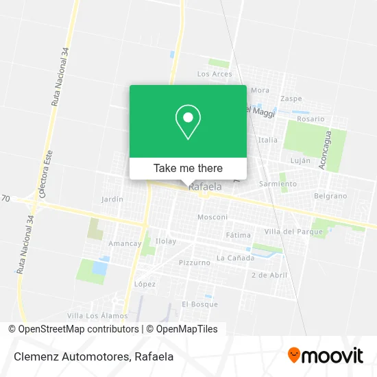 Clemenz Automotores map
