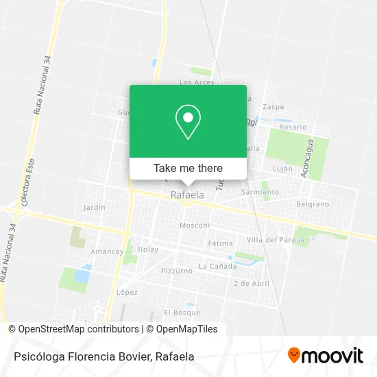 Psicóloga Florencia Bovier map