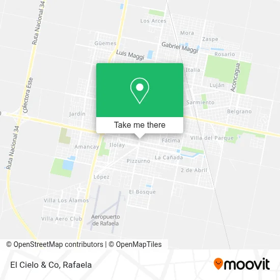 El Cielo & Co map