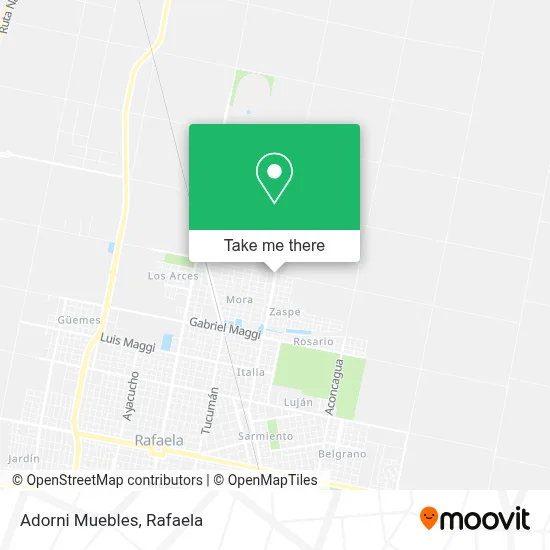 Adorni Muebles map