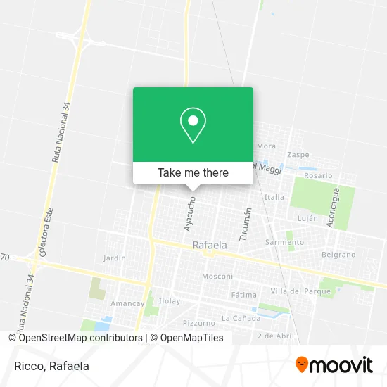 Ricco map
