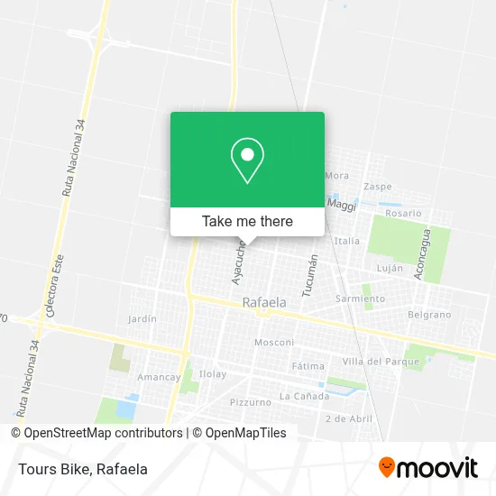 Tours Bike map