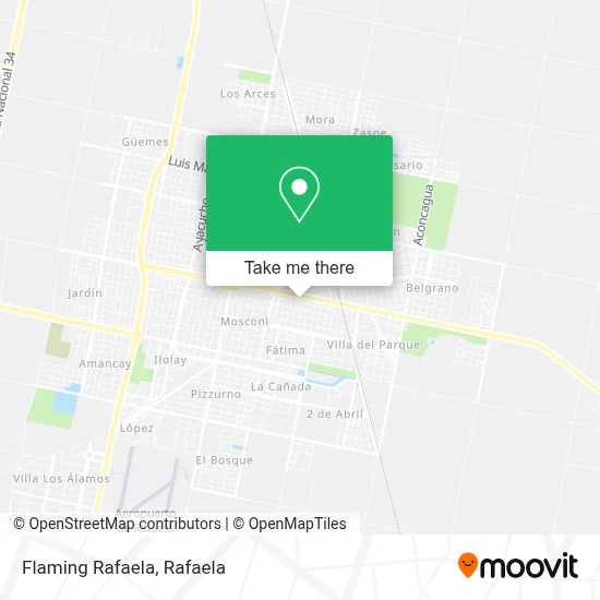 Flaming Rafaela map