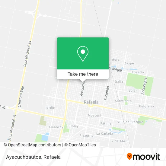 Ayacuchoautos map