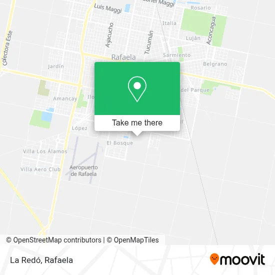 La Redó map