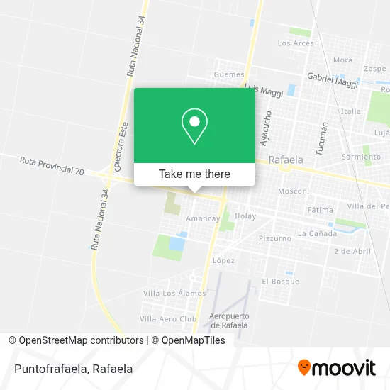 Puntofrafaela map