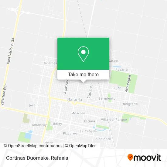 Cortinas Duomake map