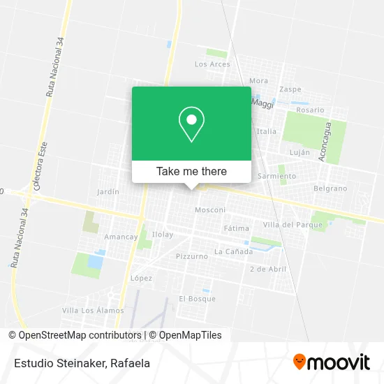 Estudio Steinaker map