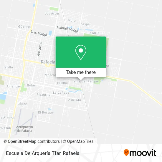 Escuela De Arquería Tfar map