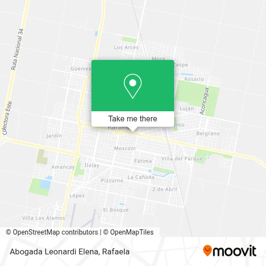 Abogada Leonardi Elena map