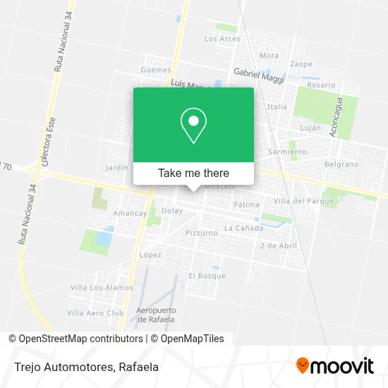Trejo Automotores map