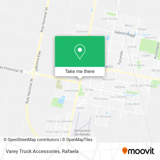 Varey Truck Accessories map