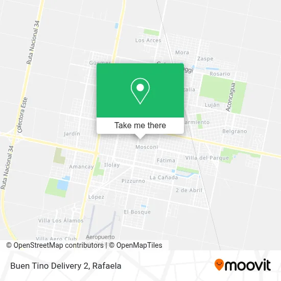 Buen Tino Delivery 2 map