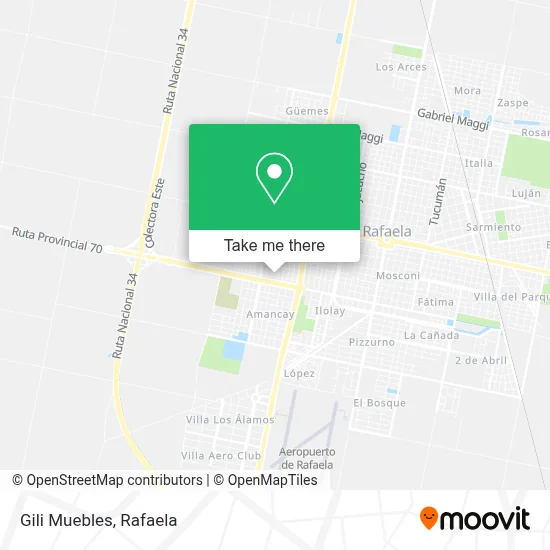 Gili Muebles map