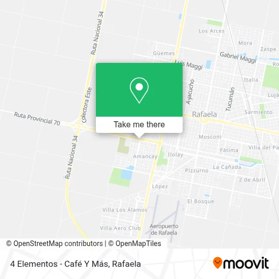 4 Elementos - Café Y Más map