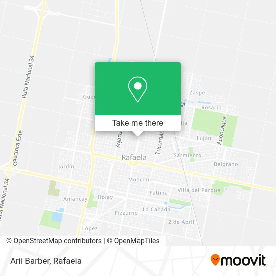 Arii Barber map