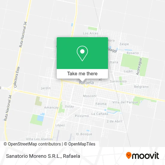 Sanatorio Moreno S.R.L. map