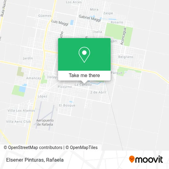 Elsener Pinturas map