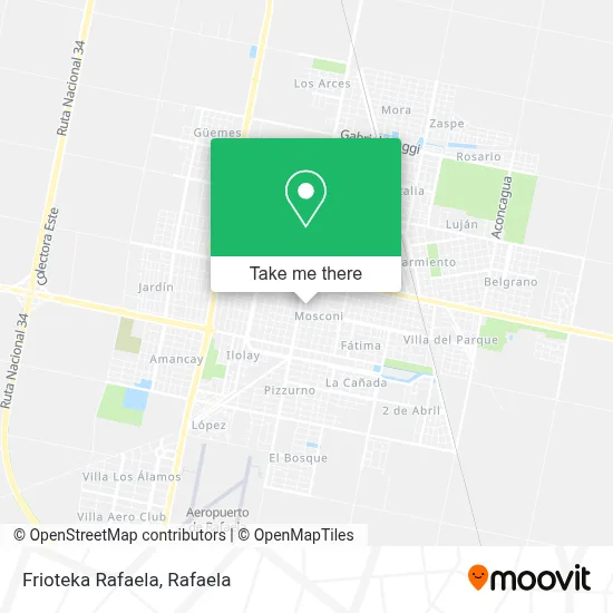 Frioteka Rafaela map