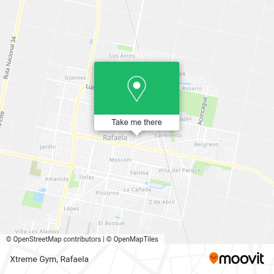 Xtreme Gym map