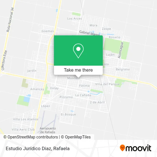 Estudio Jurídico Diaz map