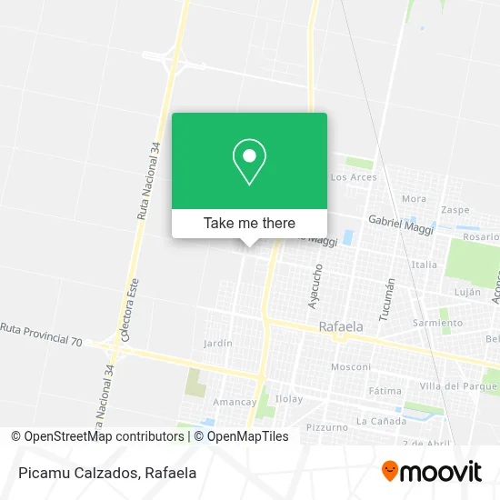 Picamu Calzados map
