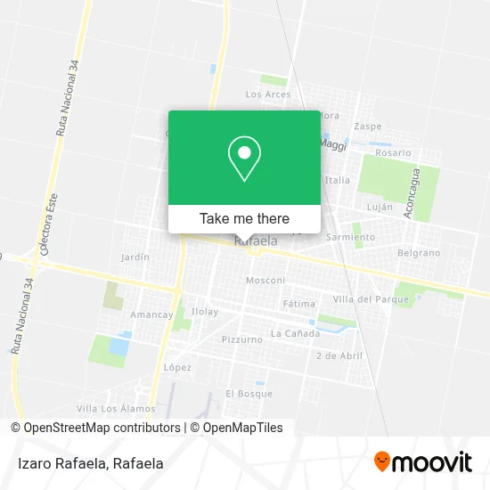Izaro Rafaela map